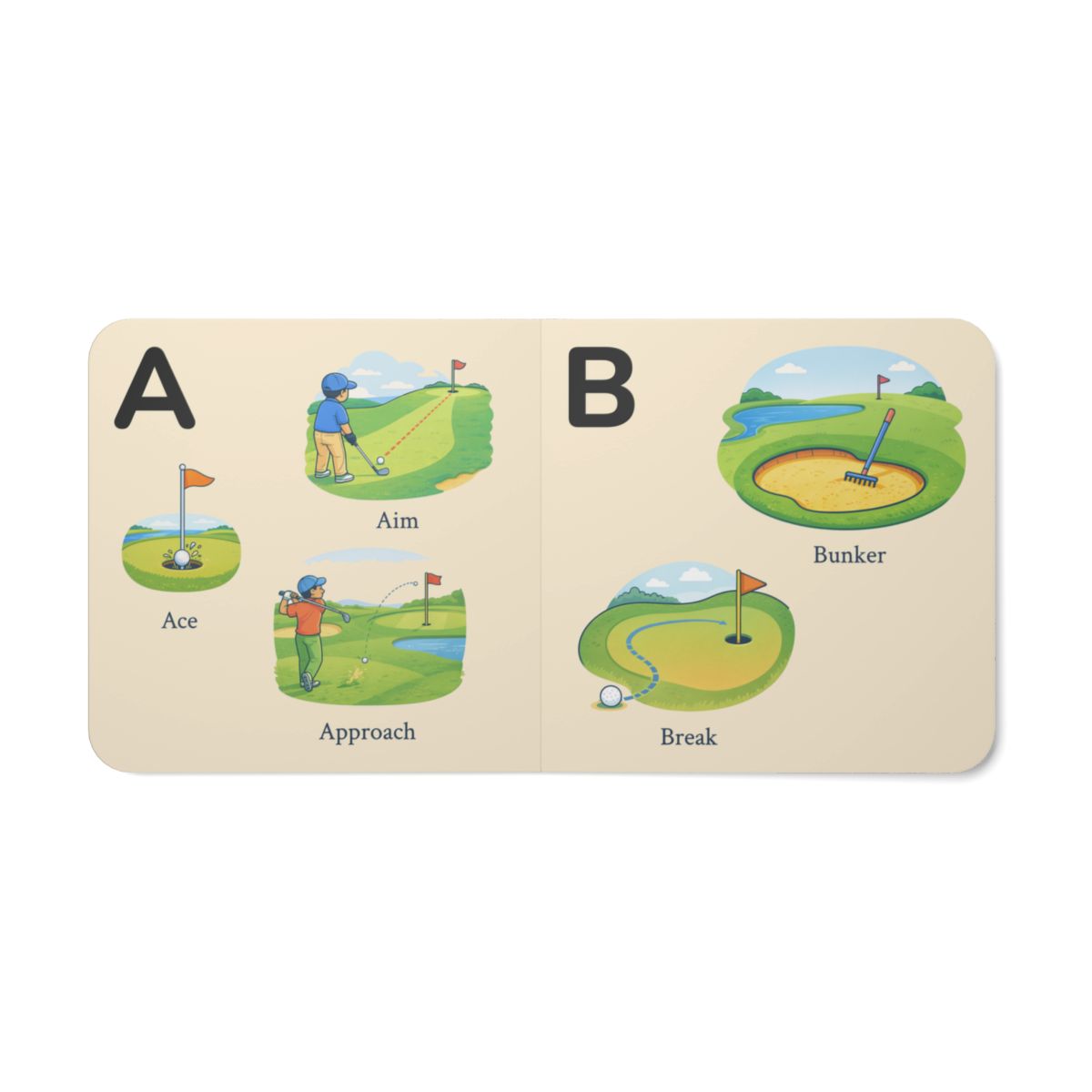 My Golf ABCs - Board Book