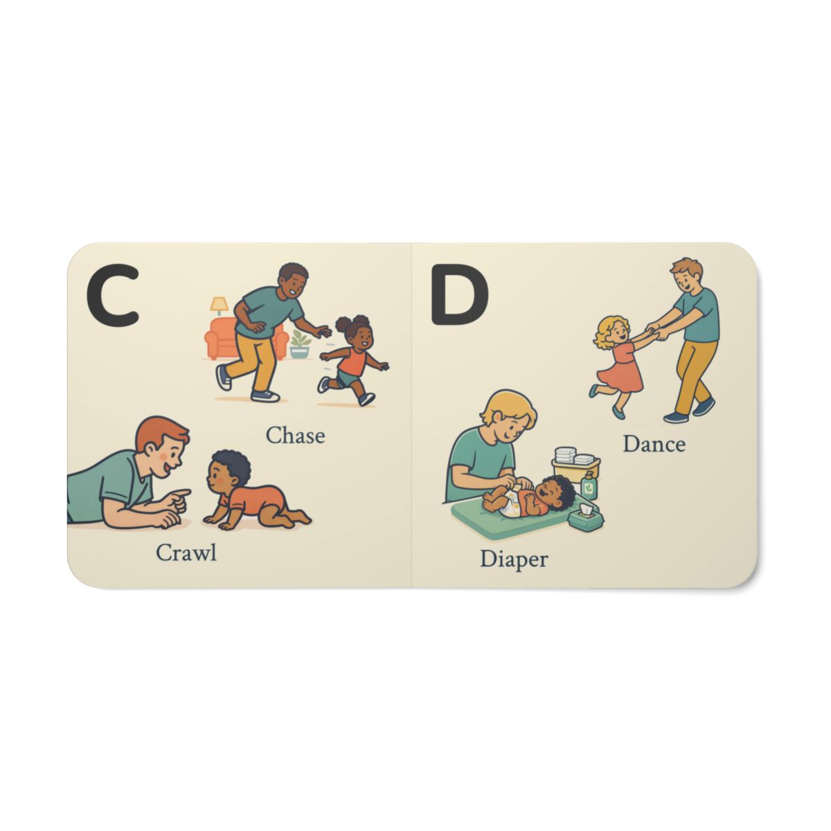 Daddy & Me ABCs - Board Book