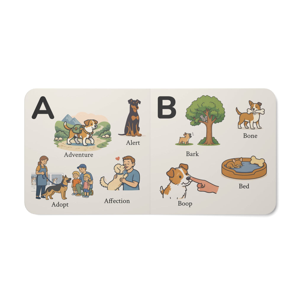 My Dog ABCs board book — themed alphabet for dog-loving families