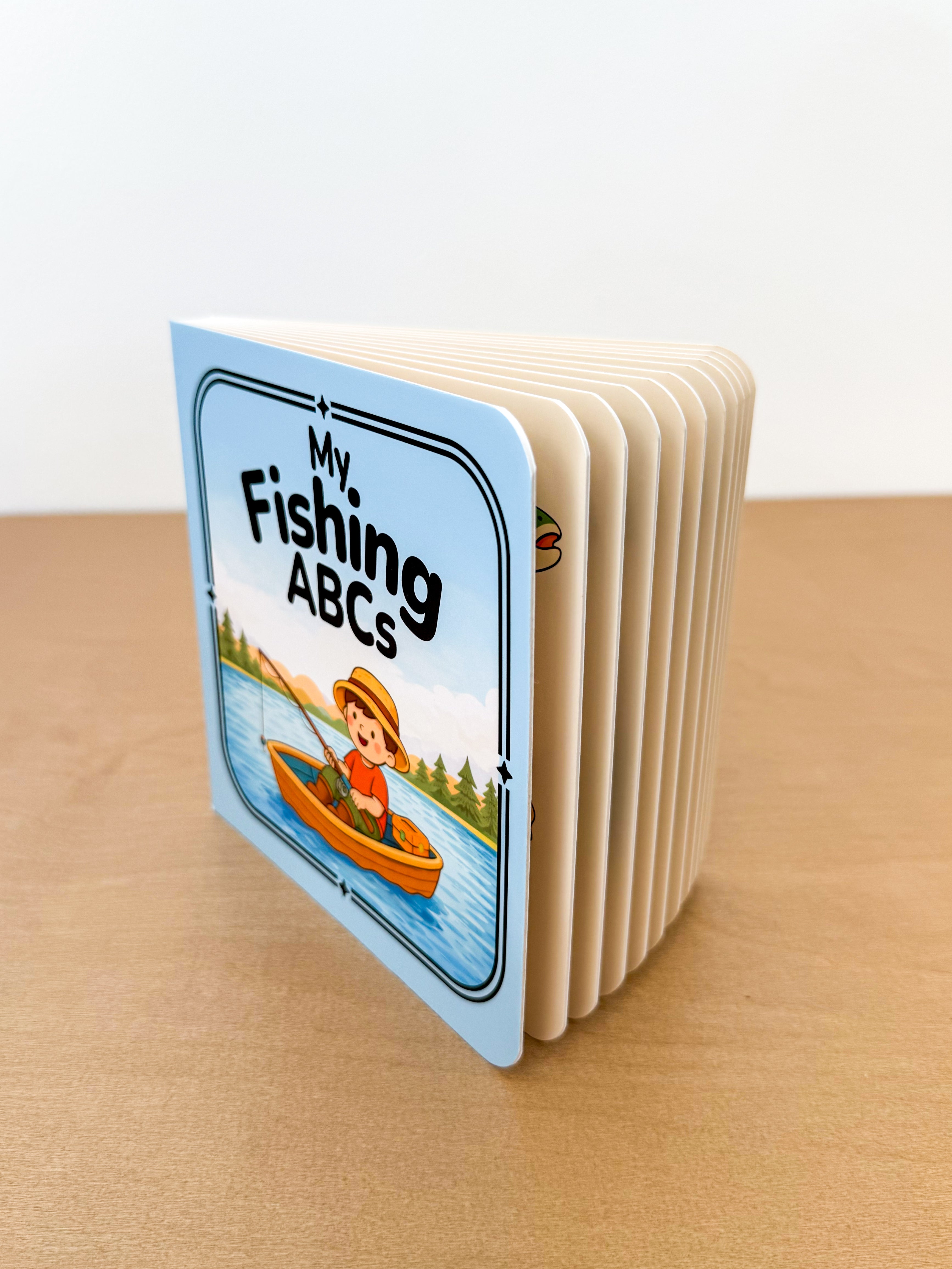 My Fishing ABCs board book — themed alphabet for fishing families