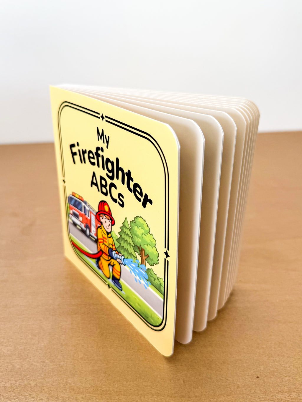 My Firefighter ABCs board book — themed alphabet for firefighter families