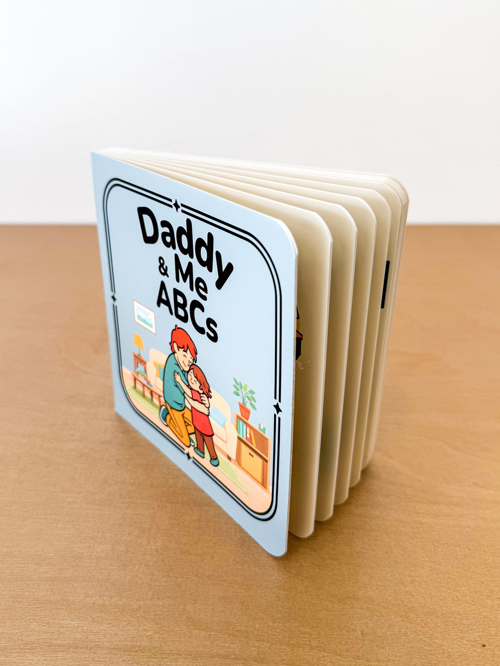 My Daddy & Me ABCs board book — themed alphabet for first-time dads and their little ones